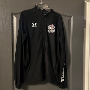 Women’s Under Armour Black Zip-Up Jacket with Logo